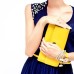 Yellow Patent Clutch